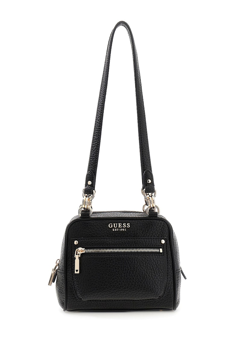 Geanta din piele ecologica cu bareta de umar Marsha - Negru