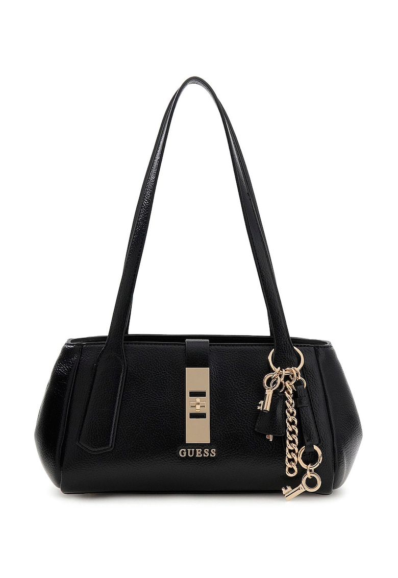 Geanta de umar cu logo metalic - Negru