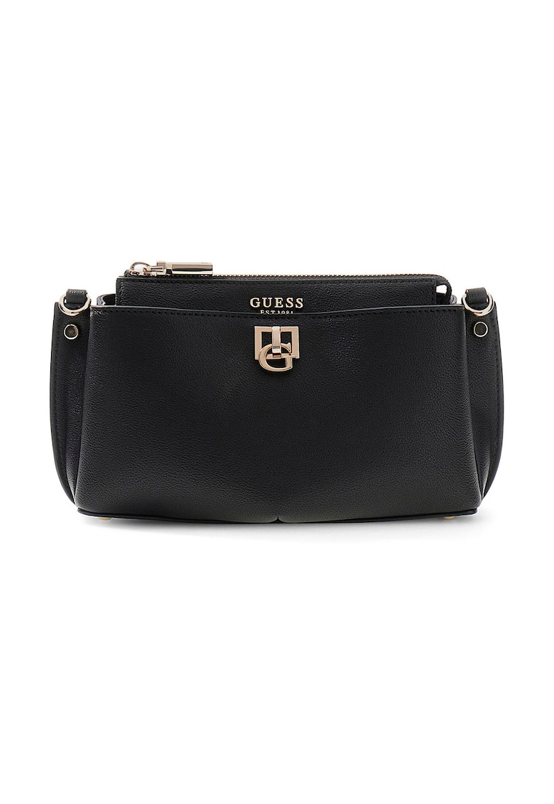 Geanta crossbody cu fermoar Sophia - Negru