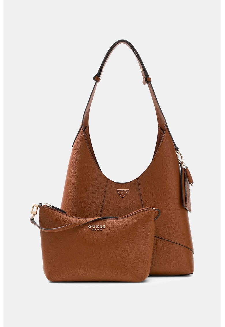 Geanta hobo din piele ecologica cu logo Darcy