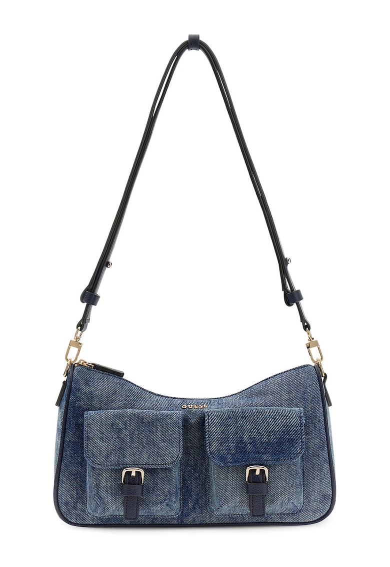 Geanta din denim cu bareta de umar Kassie - Albastru