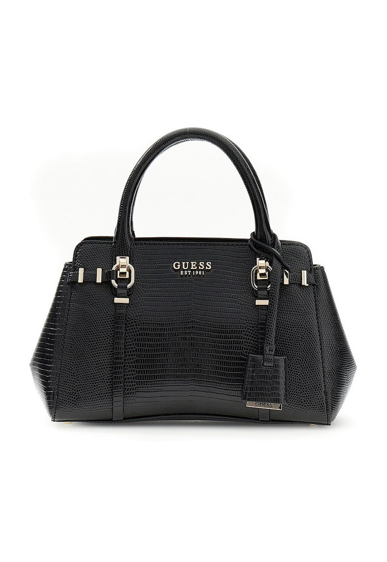 Geanta tote din piele ecologica Leona - Negru