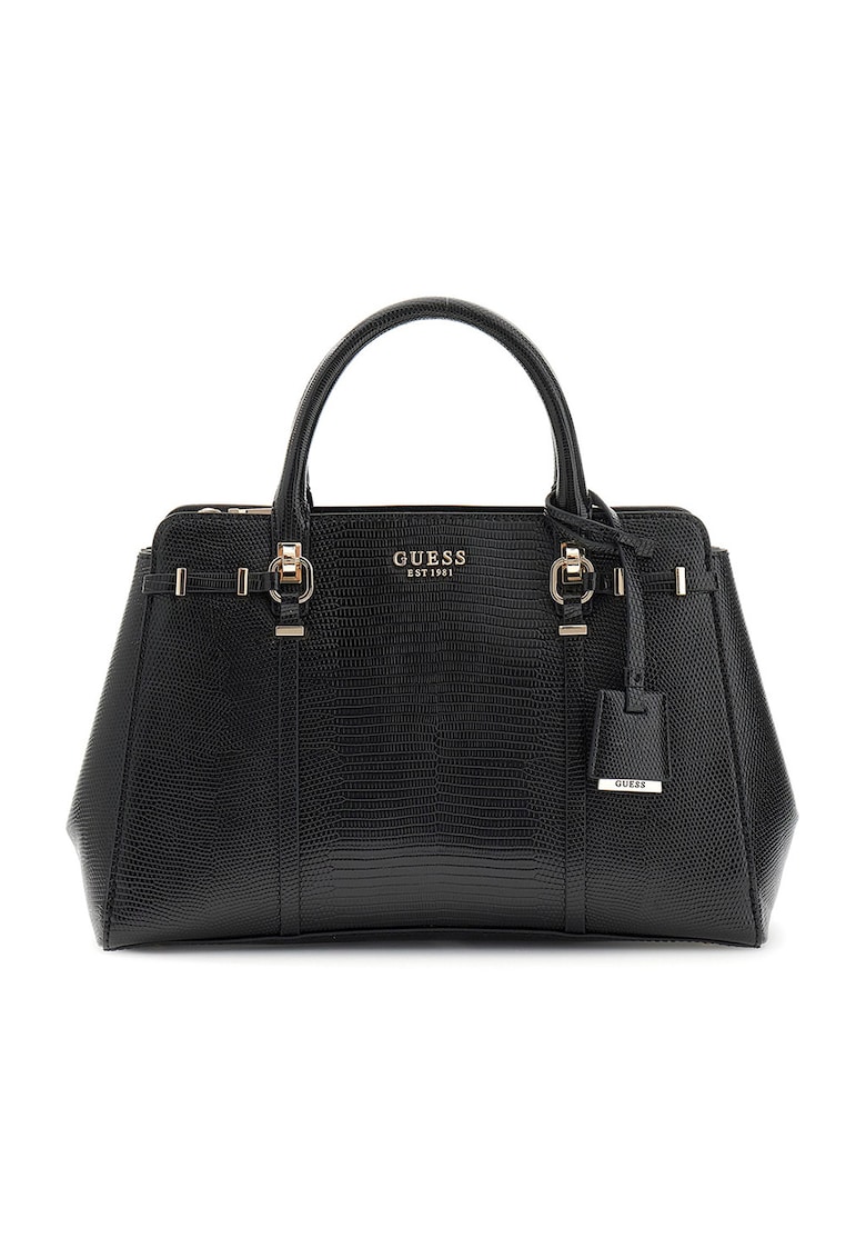 Geanta tote din piele ecologica Leona - Negru