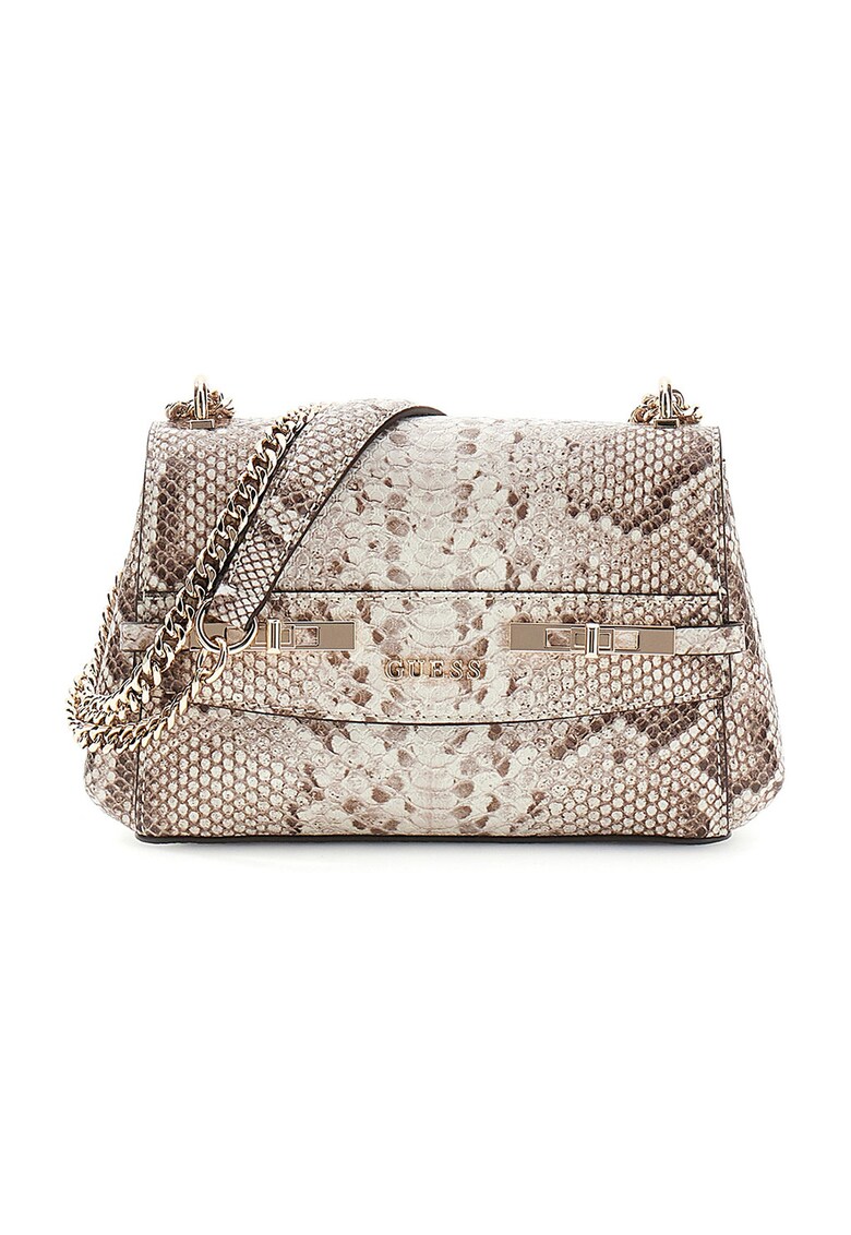 Geanta crossbody din piele ecologica Melinda - Bej deschis