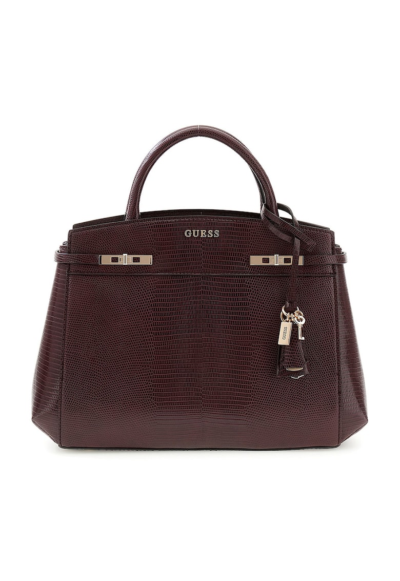 Geanta tote din piele ecologica Melinda - Visiniu