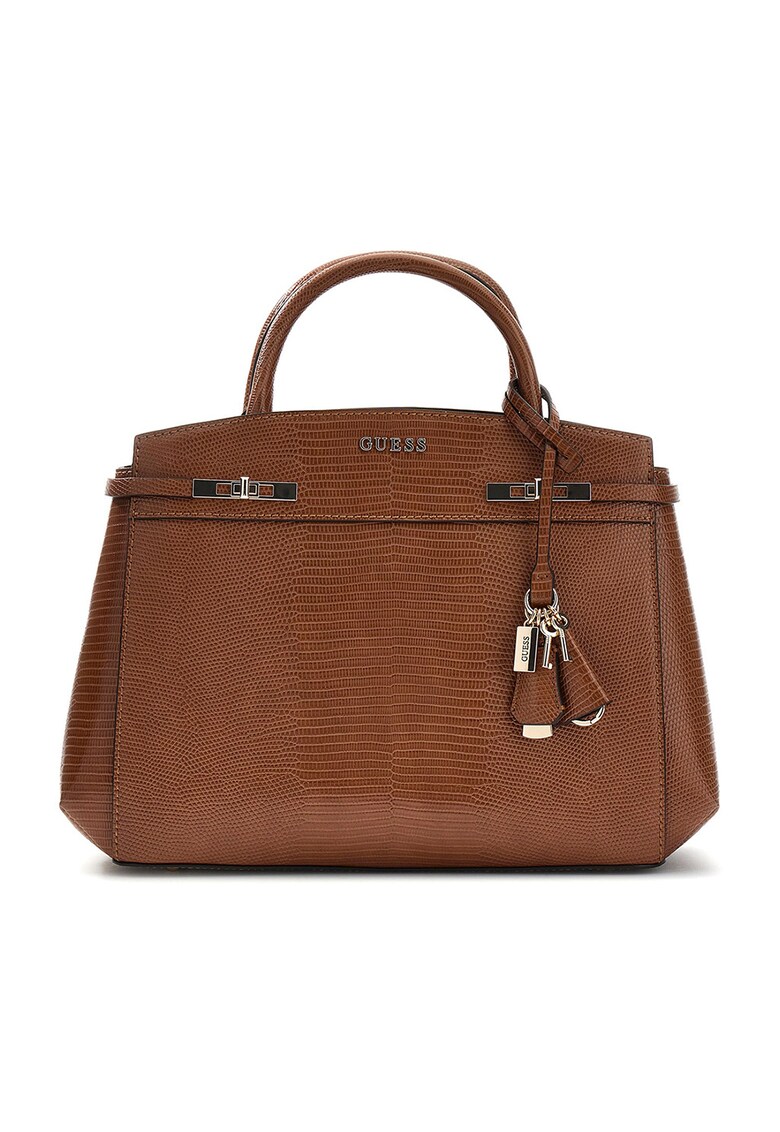 Geanta tote din piele ecologica Melinda - Maro cognac