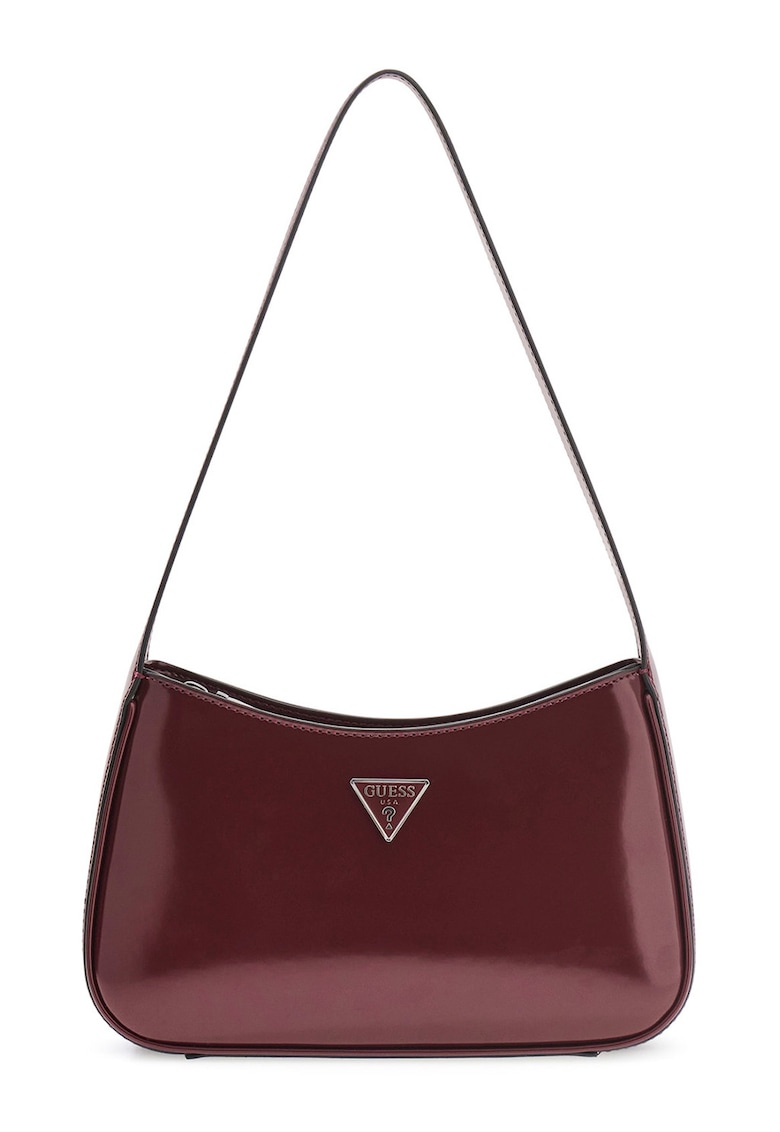 Geanta din piele ecologica cu bareta de umar Arnela - Rosu inchis