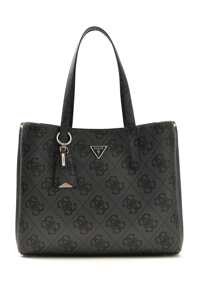 Geanta tote cu model monograma Meridian - Negru stins