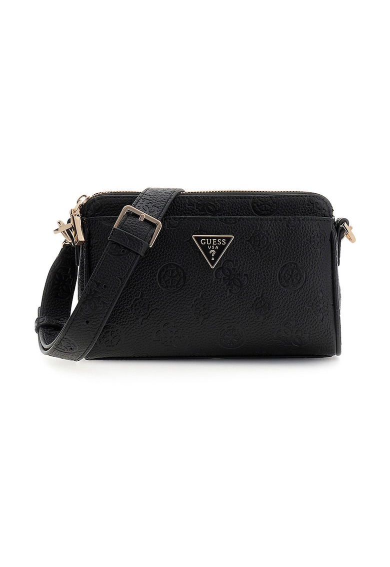 Geanta crossbody mini din piele ecologica Cresidia II - Negru