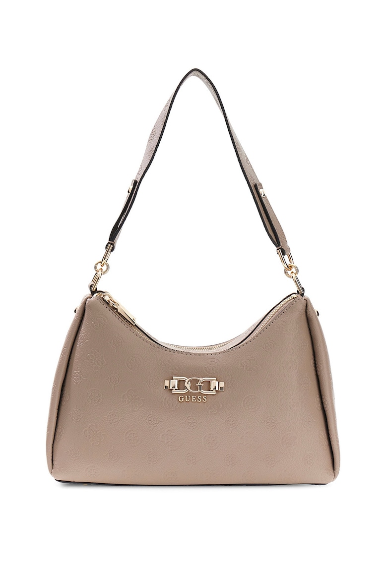 Geanta din piele ecologica cu bareta de umar Anise - Maro taupe