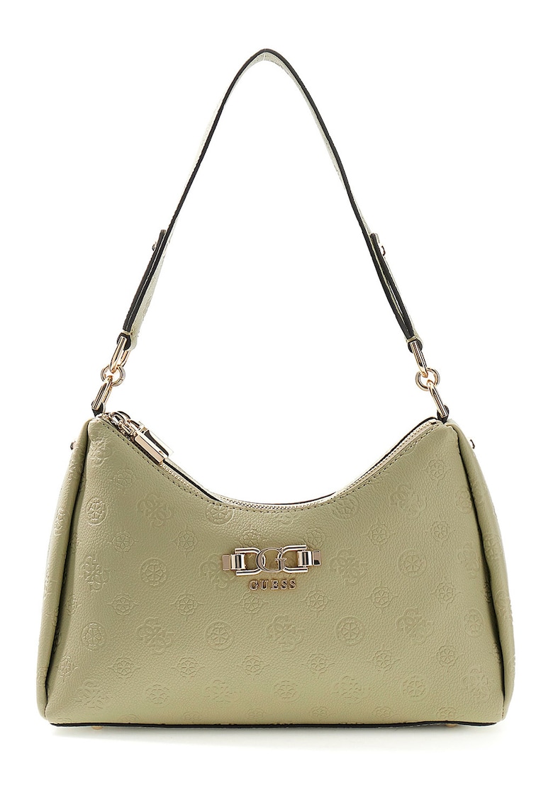 Geanta din piele ecologica cu bareta de umar Anise - Verde pal