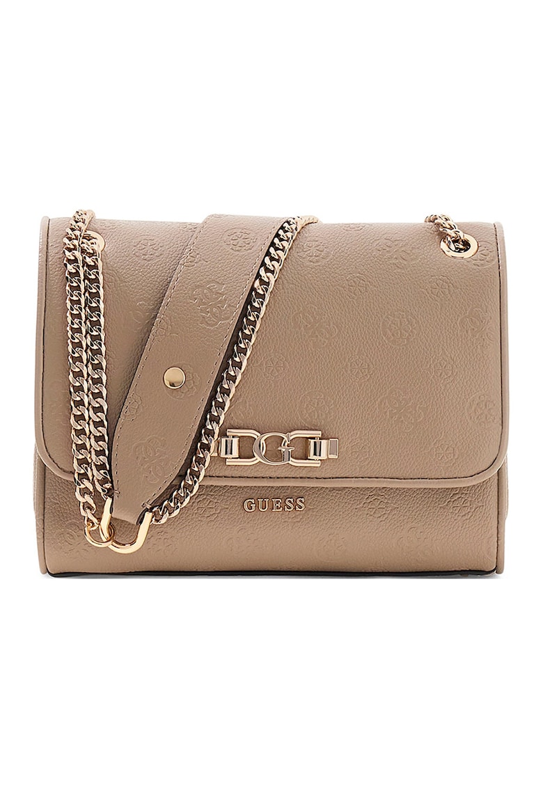 Geanta crossbody cu bareta convertibila Anise - Maro taupe