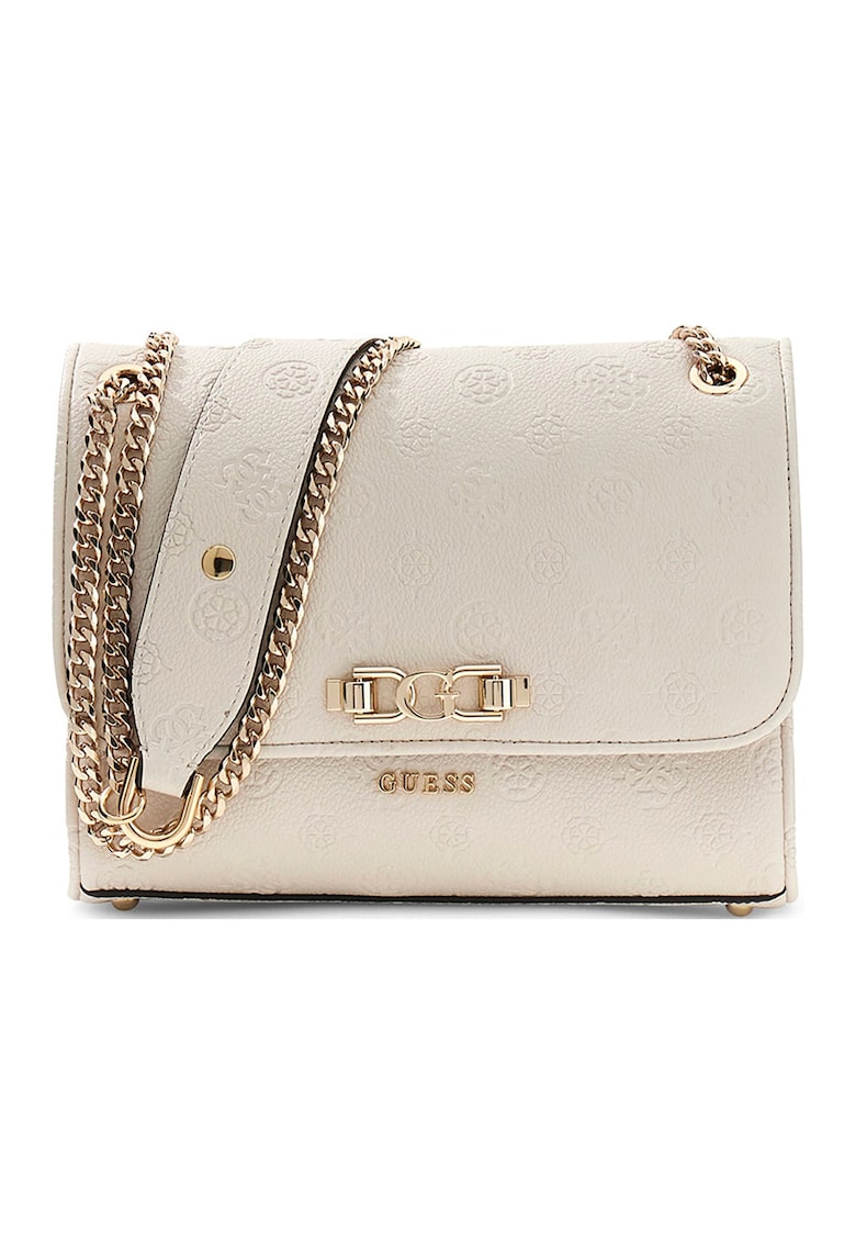 Geanta crossbody cu bareta convertibila Anise - Alb fildes