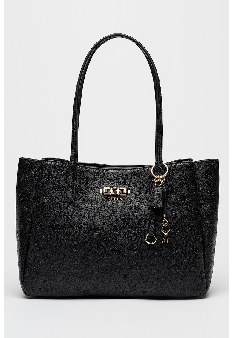 Geanta shopper de piele ecologica Anise - Negru