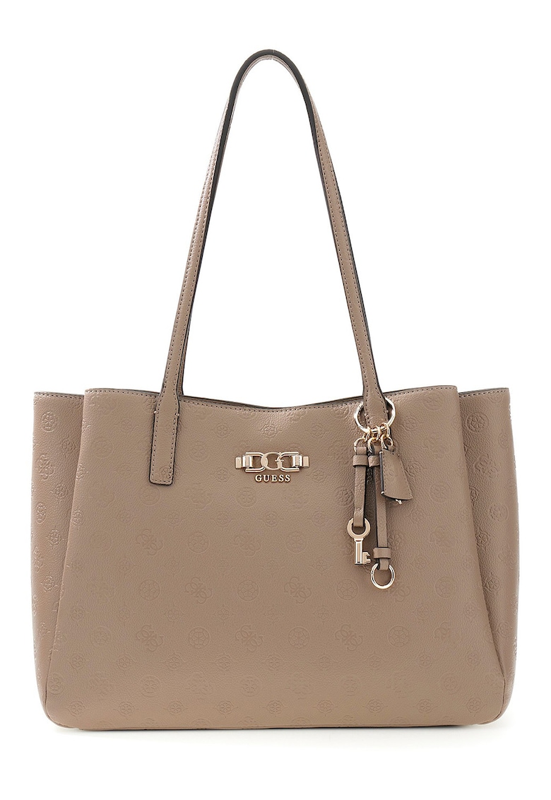 Geanta shopper de piele ecologica Anise - Maro taupe