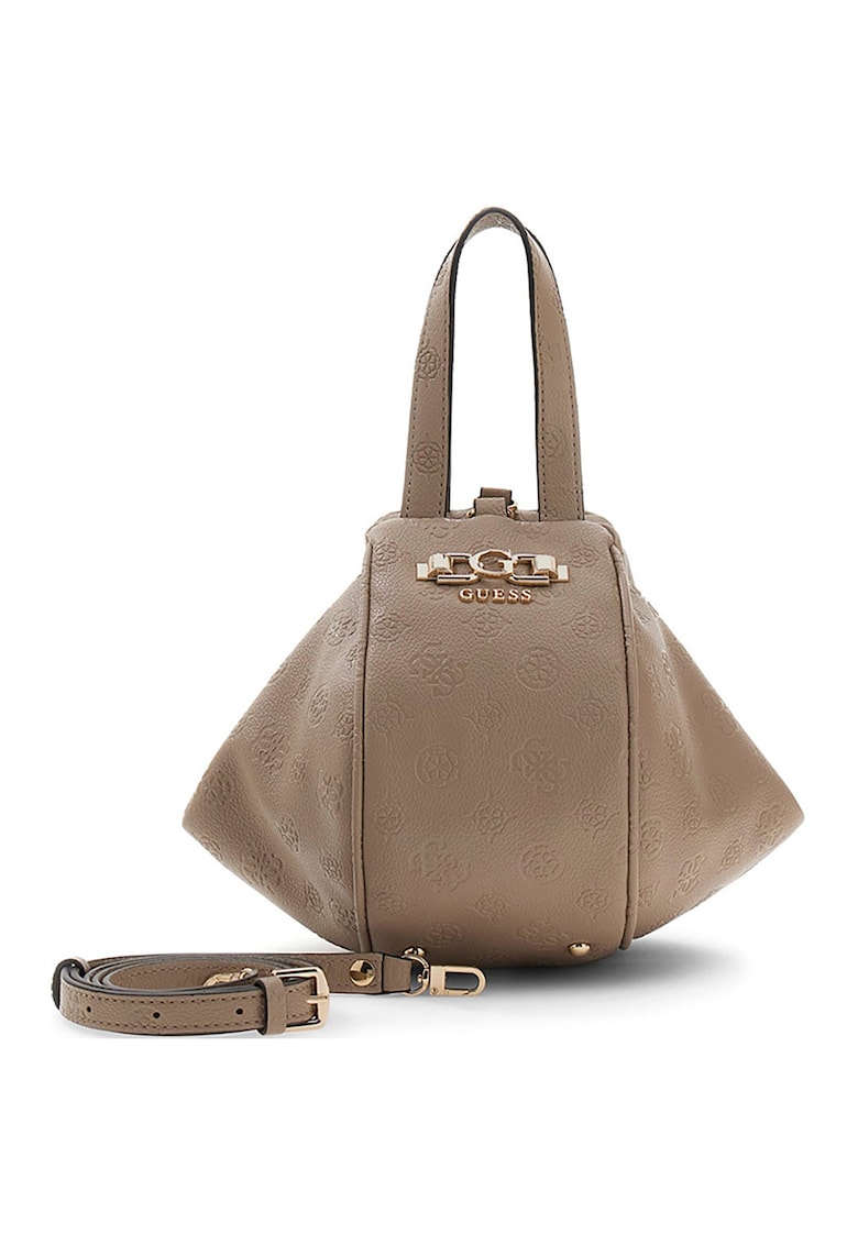 Geanta de mana cu bareta aditionala Anise - Maro taupe