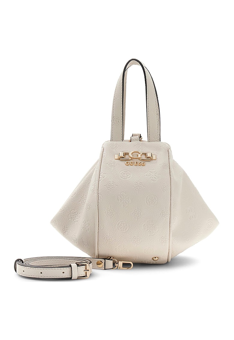 Geanta de mana cu bareta aditionala Anise - Alb fildes