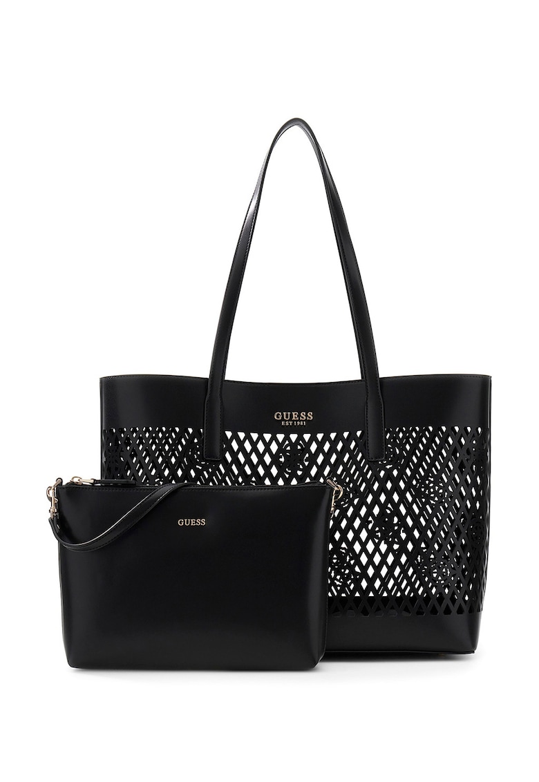 Geanta shopper cu etui detasabil Letty - Negru