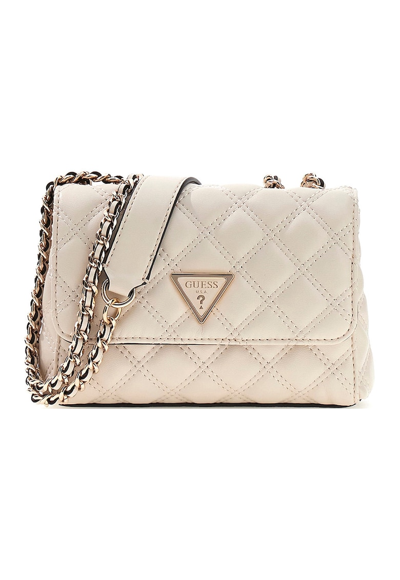 Geanta crossbody cu bareta convertibila Giully - Crem