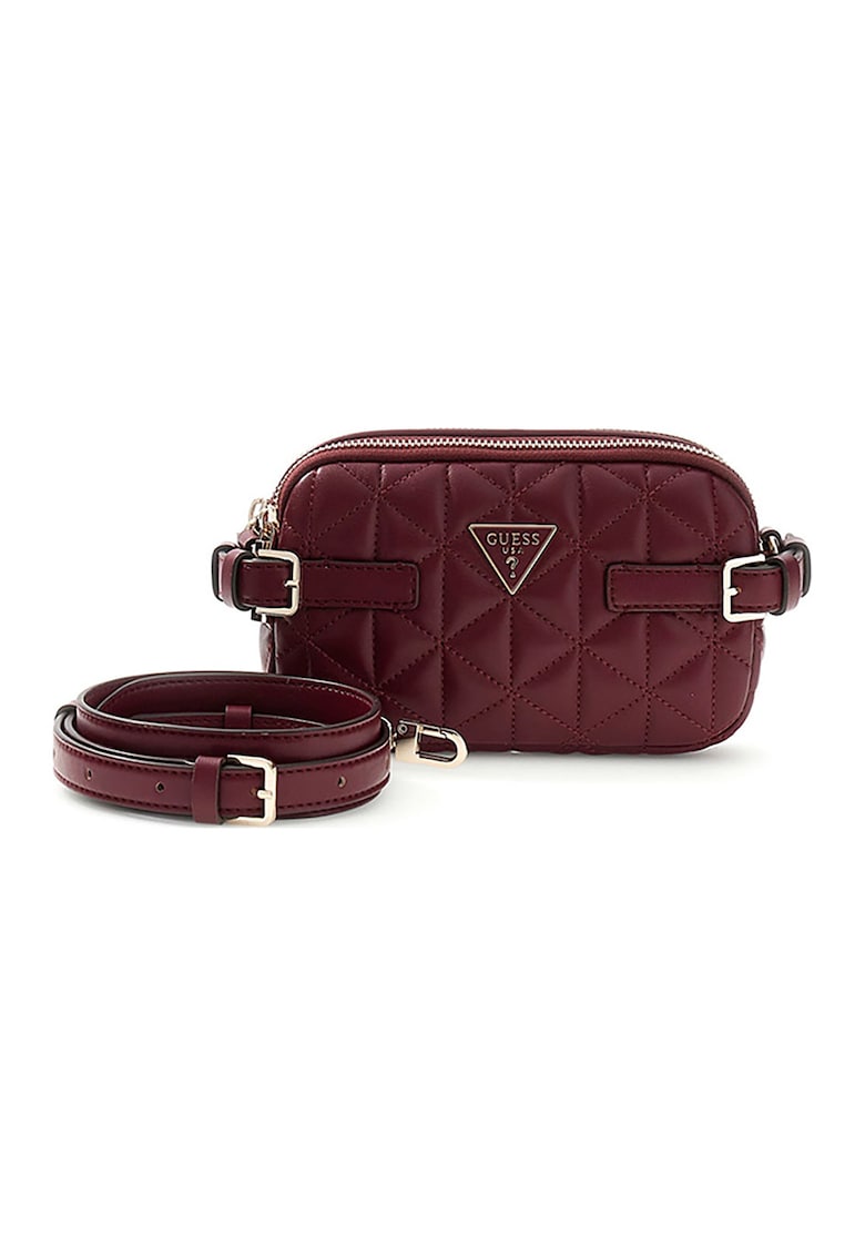 Geanta crossbody matlasata Paisleigh - Visiniu