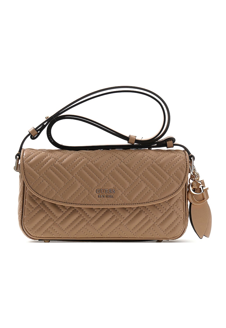 Geanta crossbody din piele ecologica Sally - Bej inchis