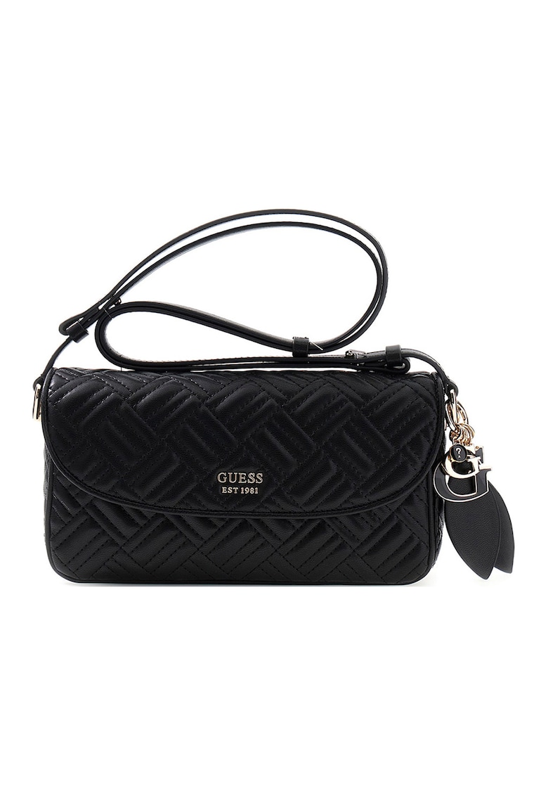 Geanta crossbody din piele ecologica Sally - Negru