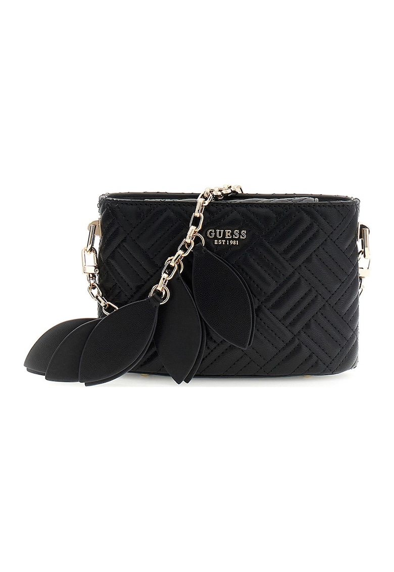 Geanta crossbody matlasata Sally - Negru