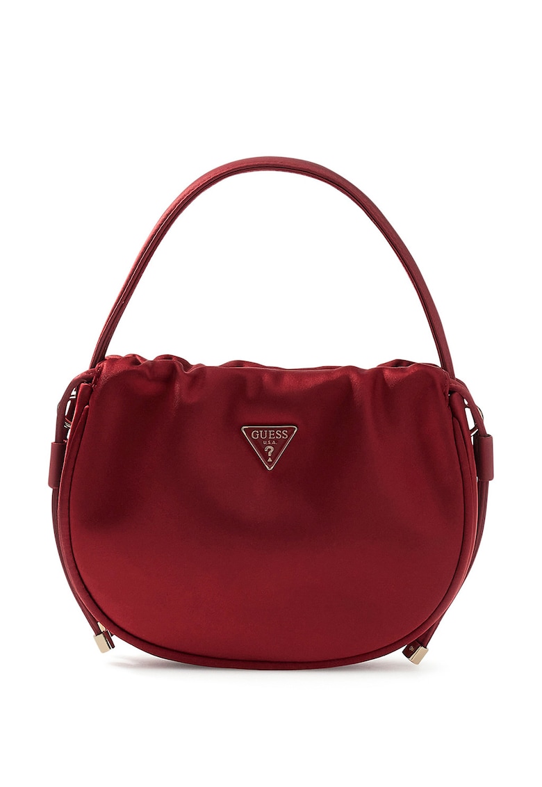 Geanta crossbody de satin Elsie - Visiniu