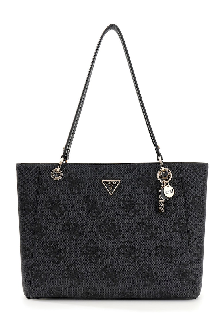 Geanta tote cu logo Noelle - Negru/Gri antracit