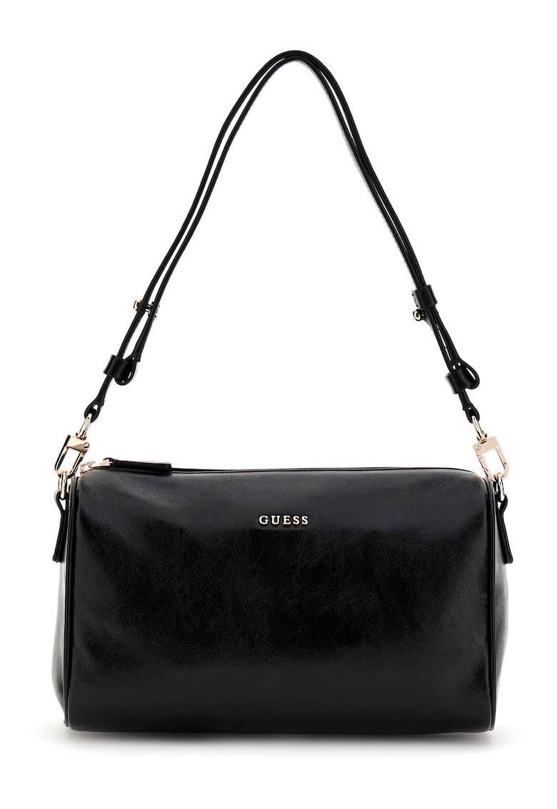 Geanta mica de umar cu aplicatie logo Kassie - Negru