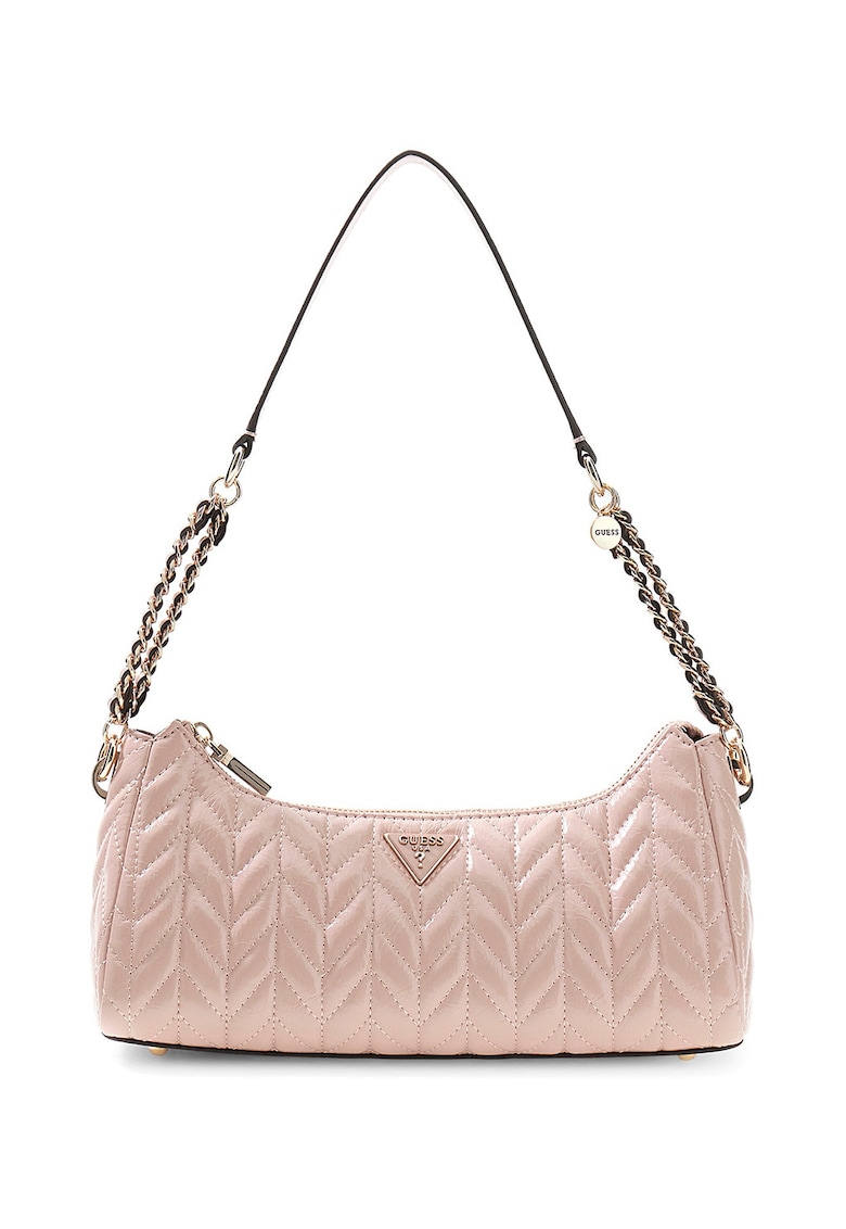 Geanta de umar cu aspect texturat Cheryl - Roz deschis