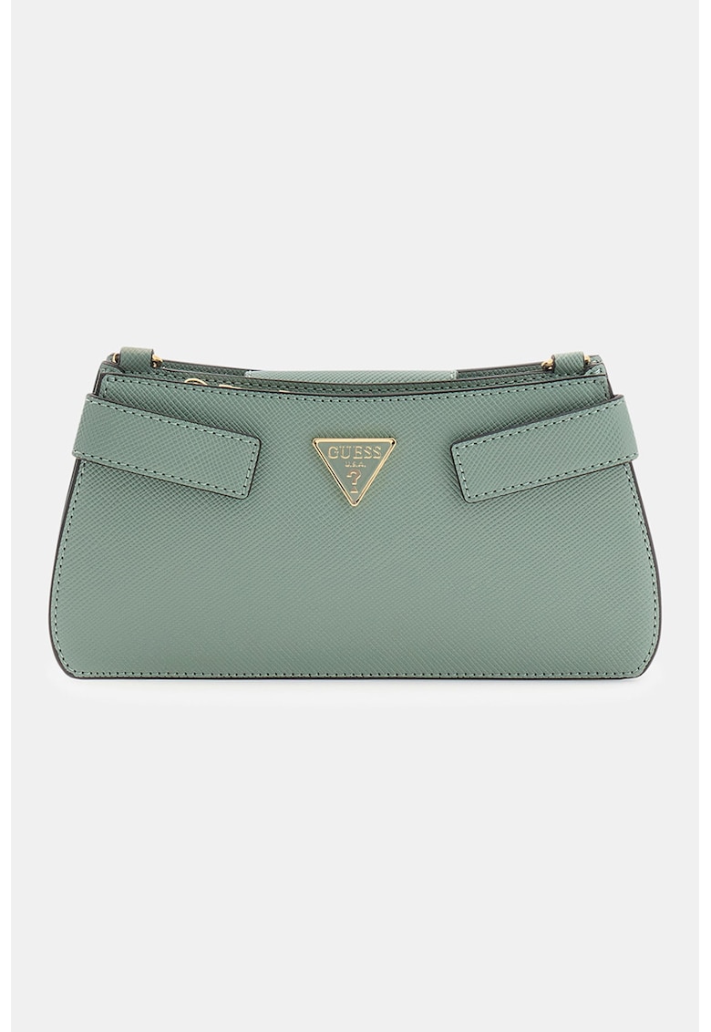 Geanta crossbody de piele ecologica Serenova - Verde feriga