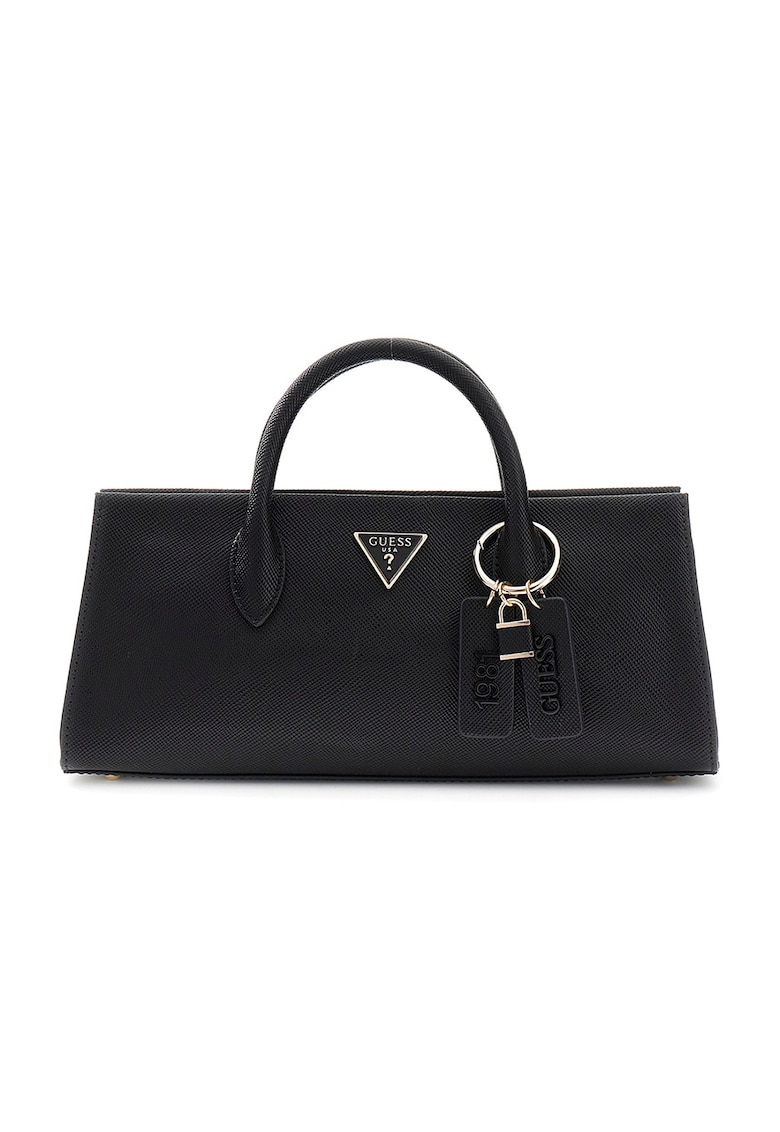 Geanta crossbody din piele ecologica cu bareta detasabila Noelle - Negru