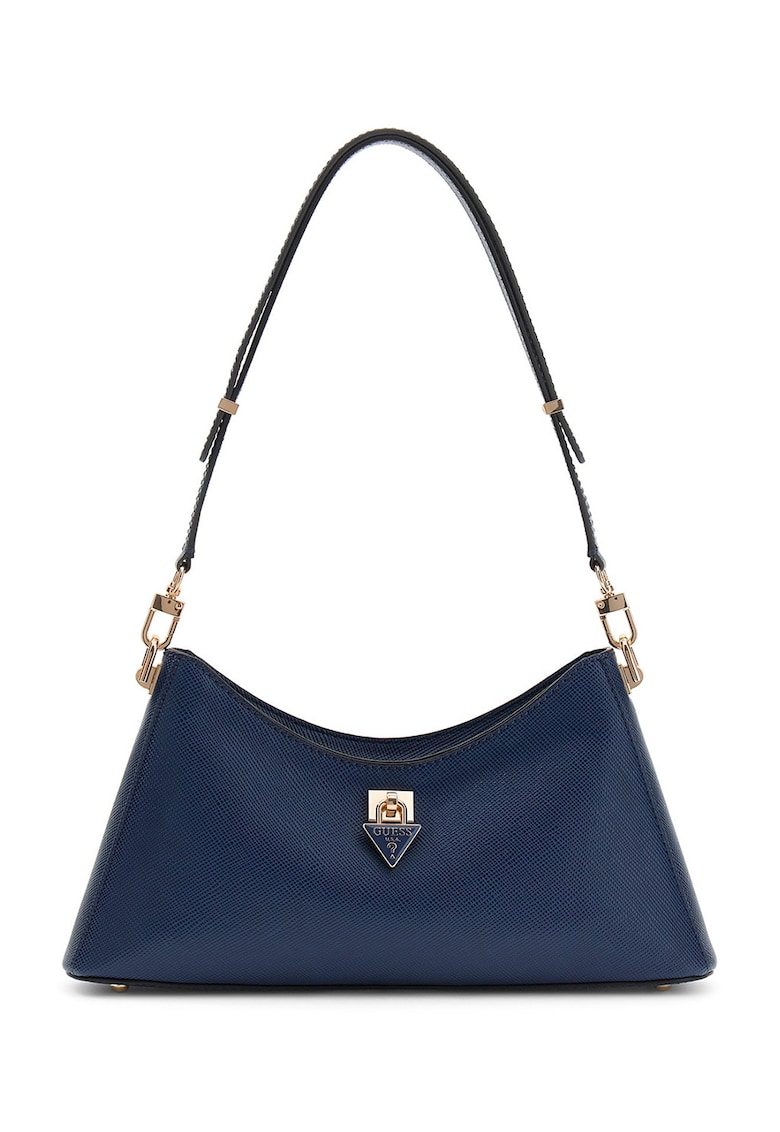 Geanta din piele ecologica cu bareta detasabila de umar Patsie - Bleumarin