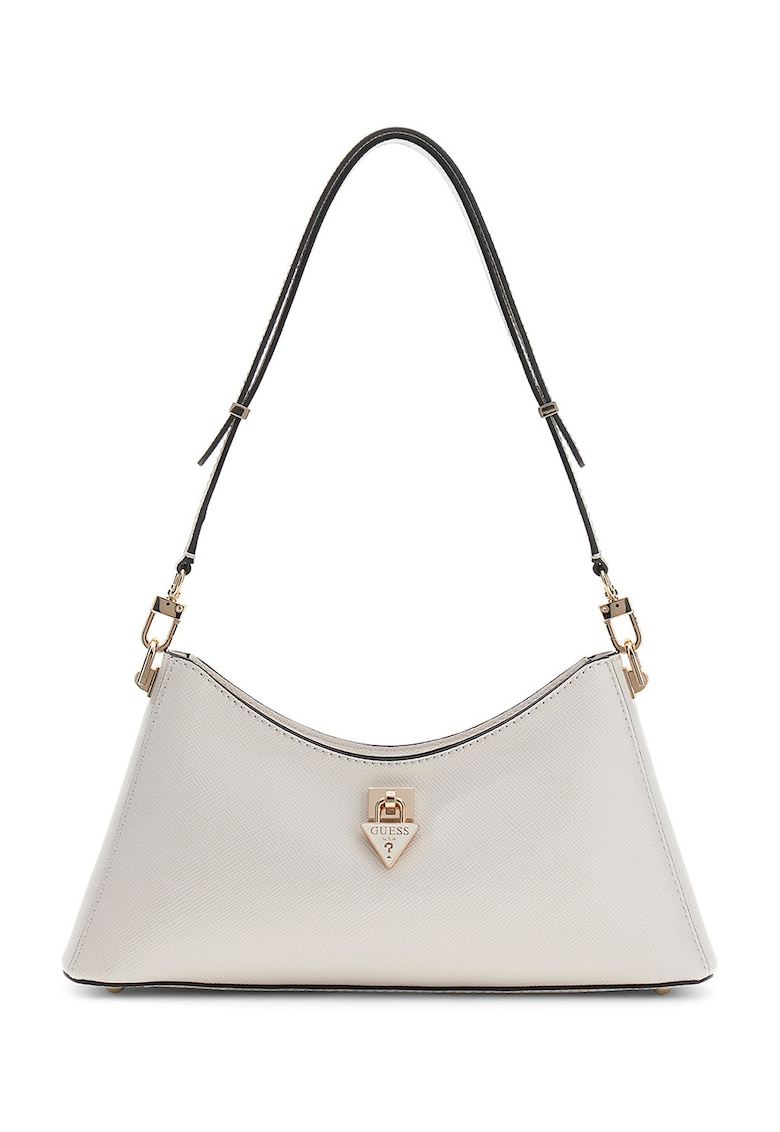 Geanta din piele ecologica cu bareta detasabila de umar Patsie - Alb murdar