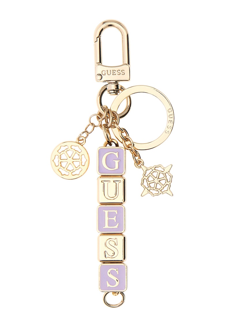 Breloc cu logo - Auriu/Lila