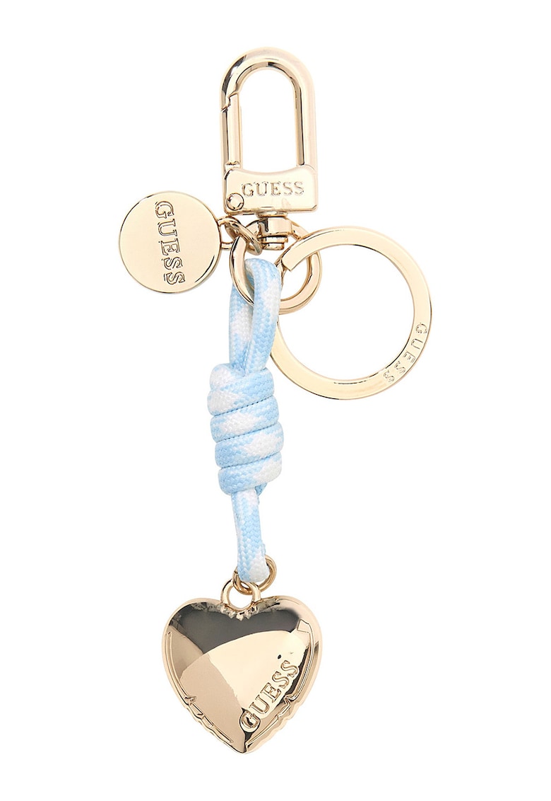 Breloc cu logo - Alb/Albastru pastel