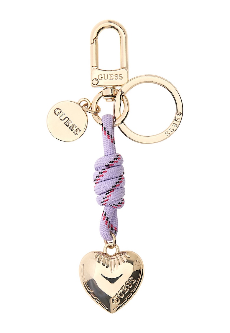Breloc cu logo - Rosu/Lila pal