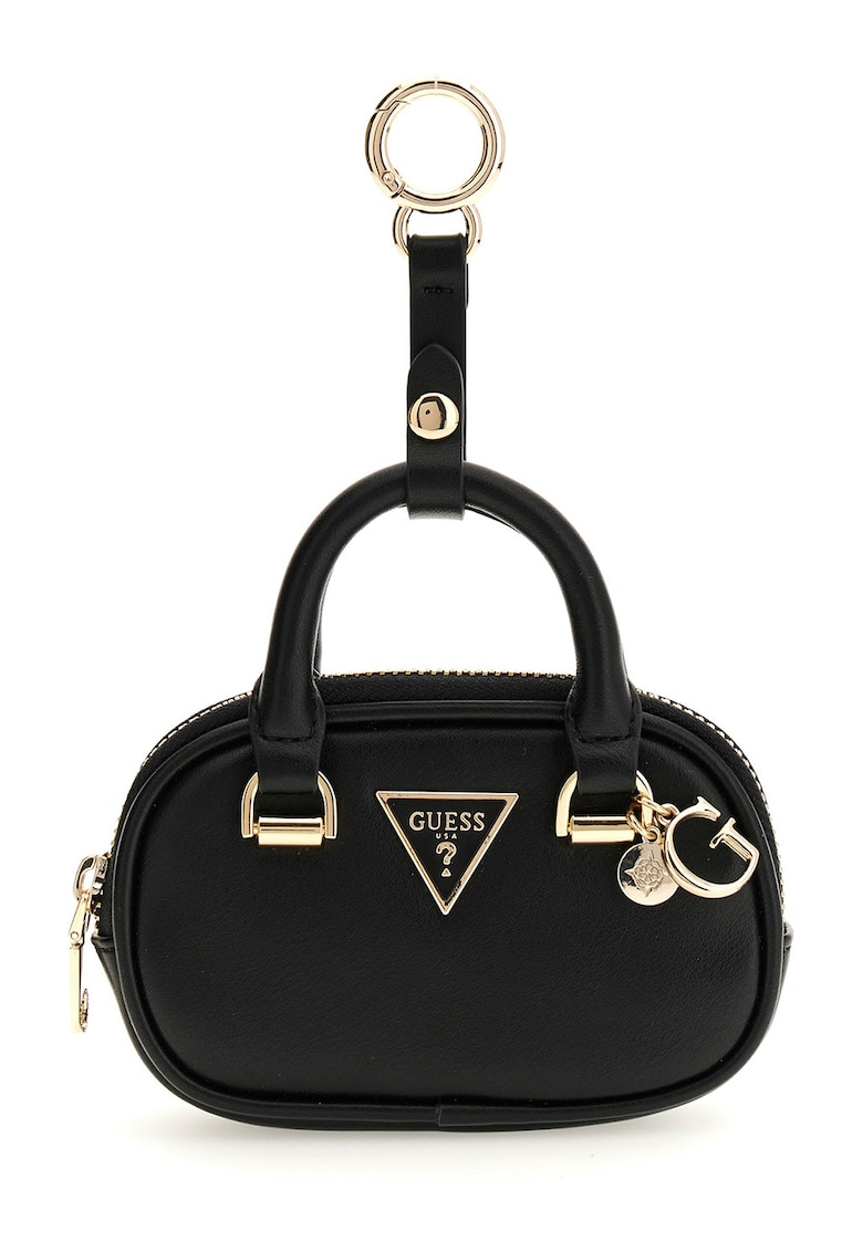 Breloc cu etui cu fermoar - Negru