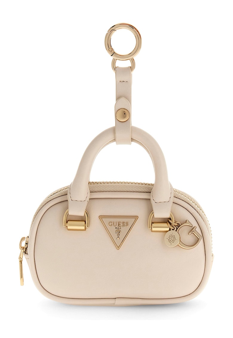 Breloc cu etui cu fermoar - Maro nisip