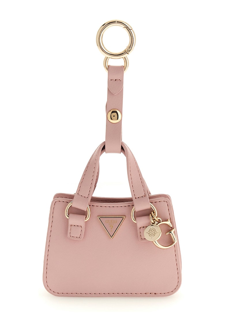 Breloc cu etui mic - Roz prafuit