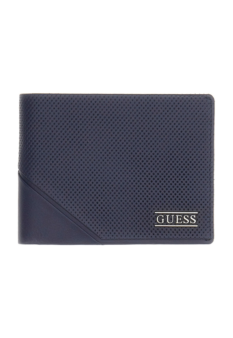 Portofel pliabil cu logo Boston - Albastru prafuit