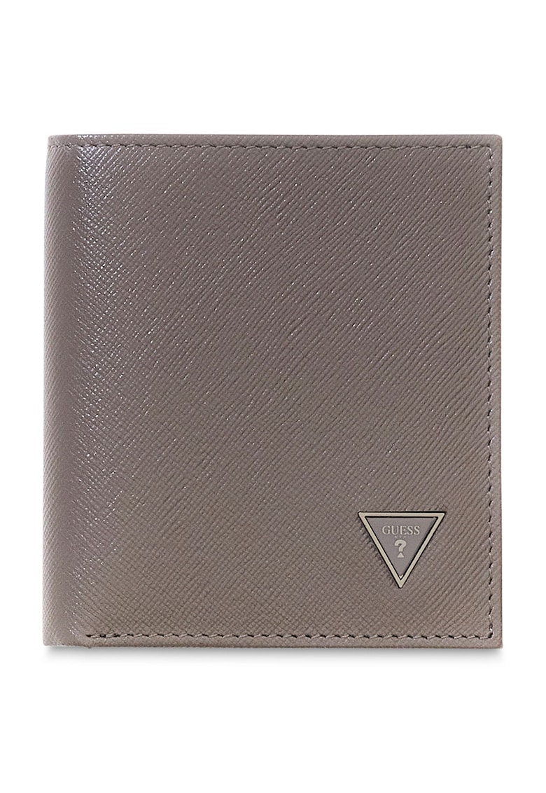 Portofel pliabil de piele Milano - Maro taupe