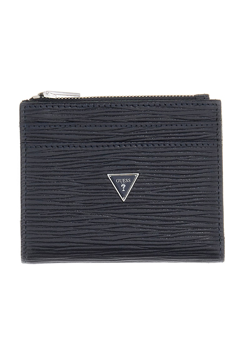 Portofel texturat Milano - Gri inchis