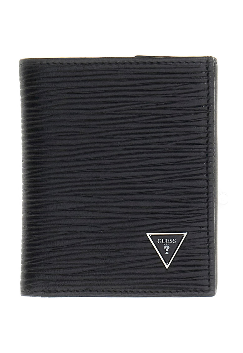 Portofel pliabil texturat Milano - Negru