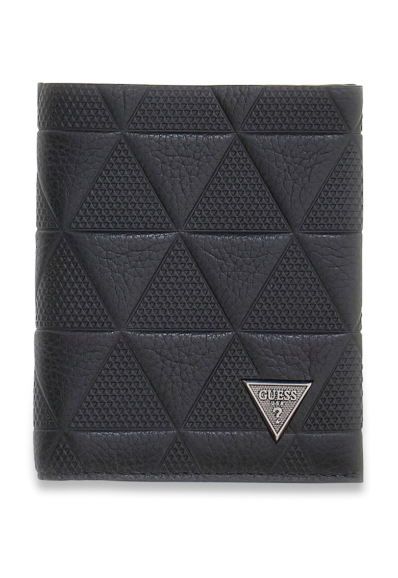 Portcart din piele Torino - Negru stins