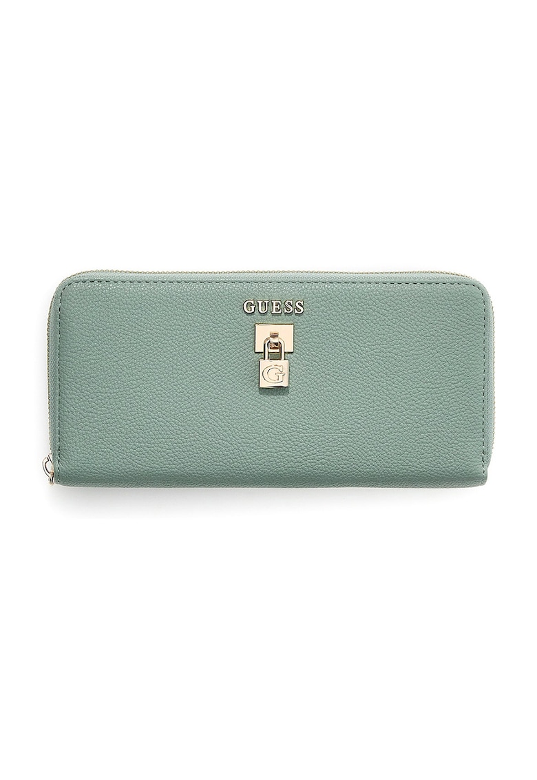 Portofel cu fermoar Yesba - Verde pal