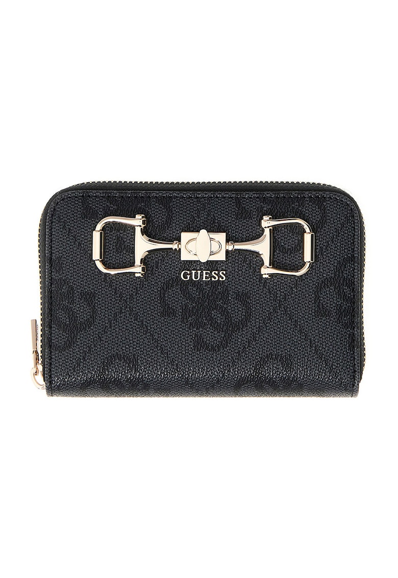 Portofel cu monograma Janie - Negru