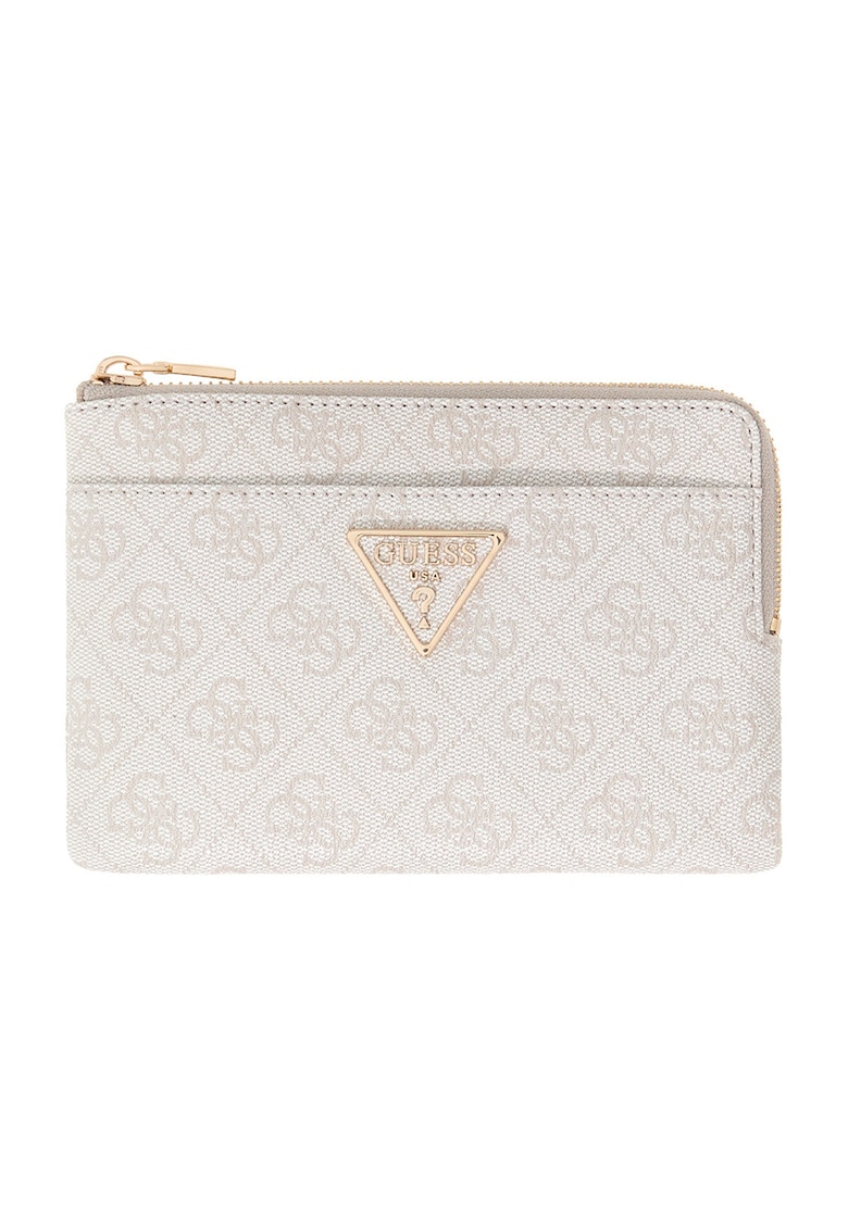 Portcart cu fermoar Laurel - Alb fildes