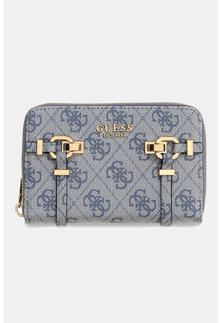 Portofel cu logo Leona - Albastru